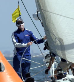 Terry Hutchinson at the '04 Congressional Cup