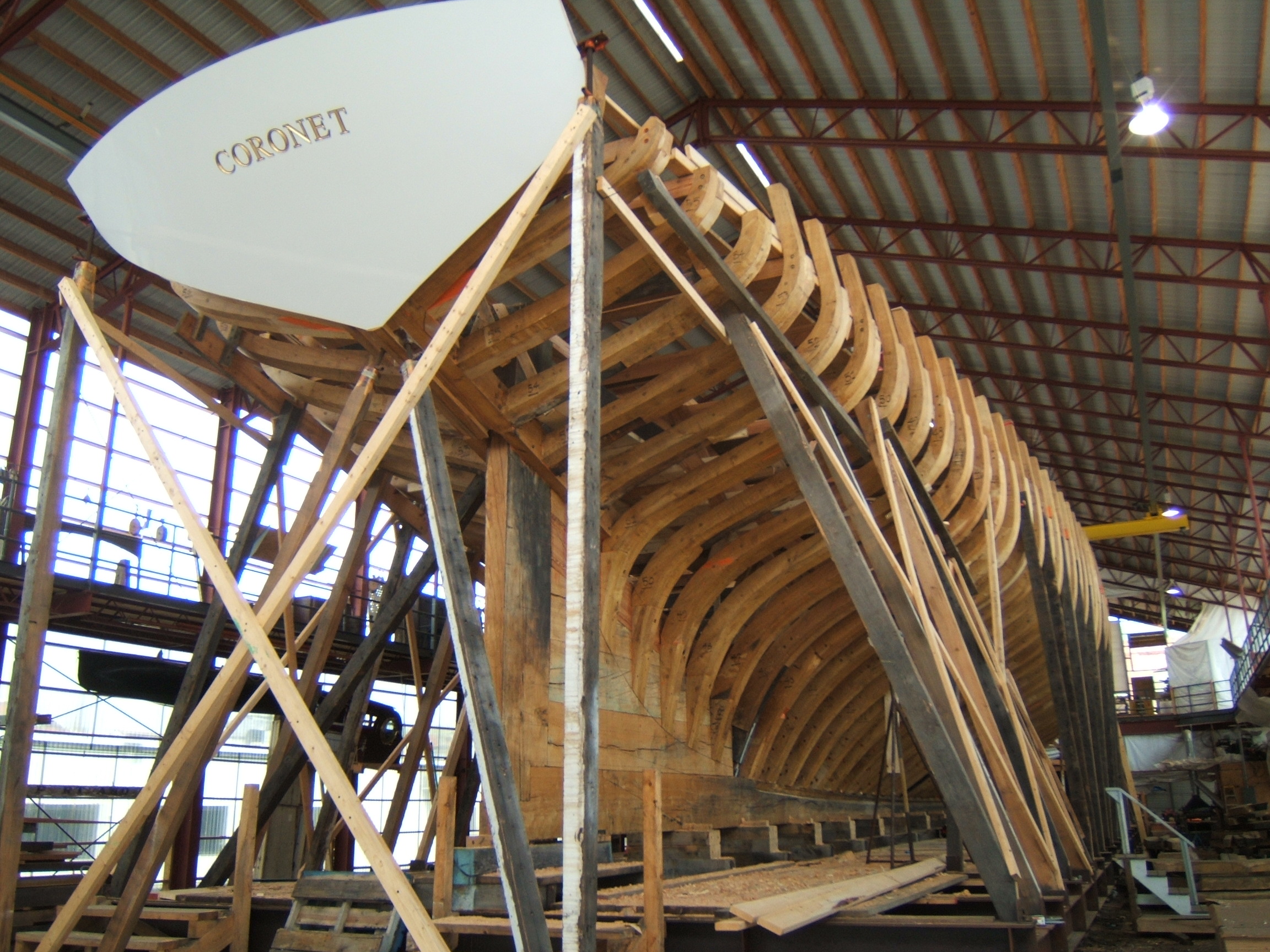 coronet sailboat restoration