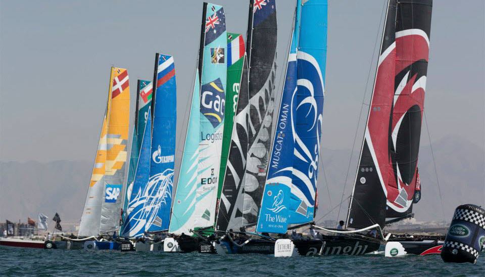Extreme sailing series: danes take early lead in muscat