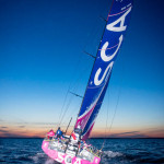 Team SCA arrives in Newport, Rhode Island after a transatlantic crossing.