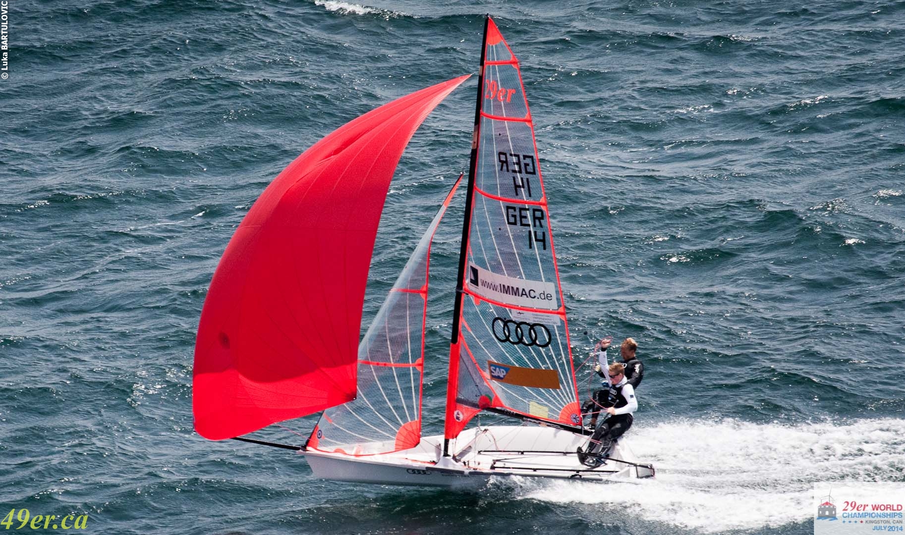 29er sailboat speed