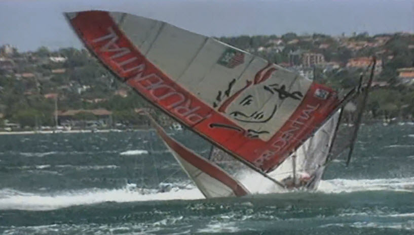 VIDEO 18 foot Skiff Crashes Scuttlebutt Sailing News