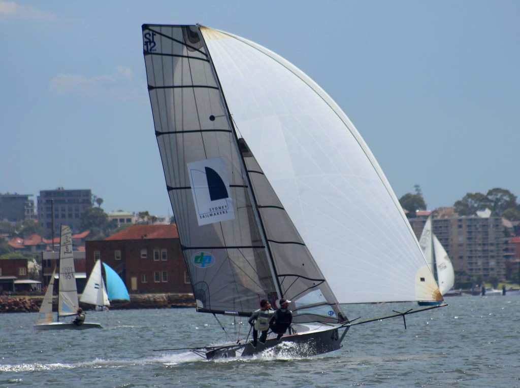 Sydney Sailmakers is the boat to beat - Courtesy 12ft skiffs