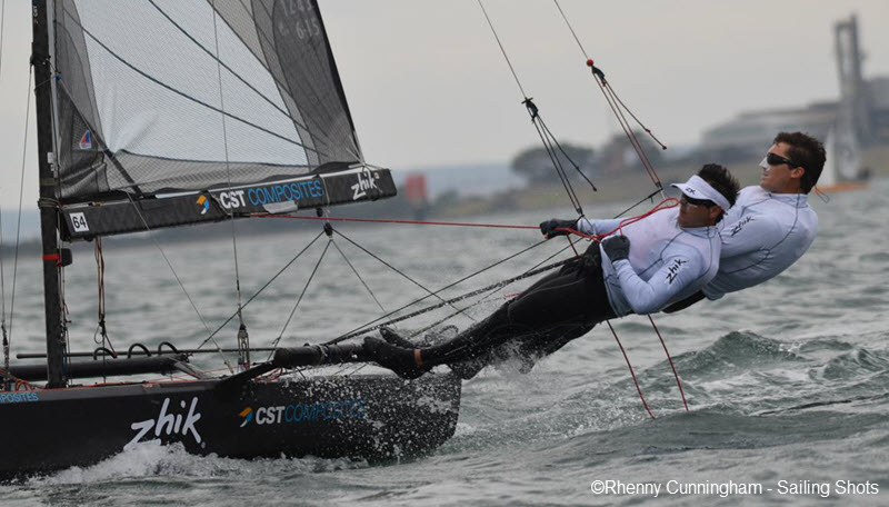 British dominate opening day of international 14 worlds