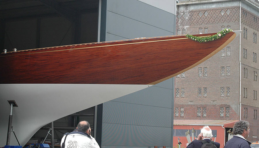 PHOTOS: A New Wooden 12-Meter >> Scuttlebutt Sailing News: Providing sailing news for sailors