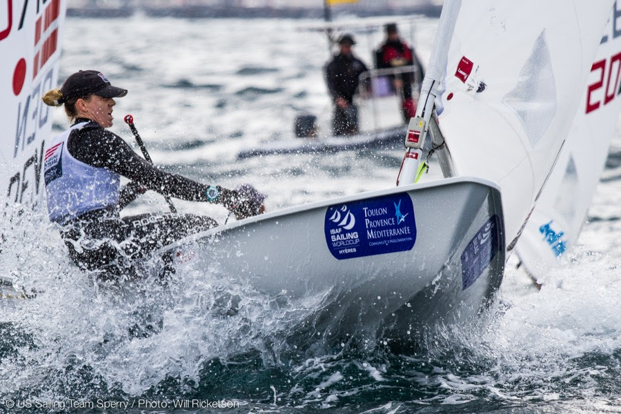 Paige Railey (Clearwater, Fla.), a Pan American Games gold and bronze medalist in the Laser Radial class. (Download. Password: "USA"). Image: Will Ricketson/US Sailing.