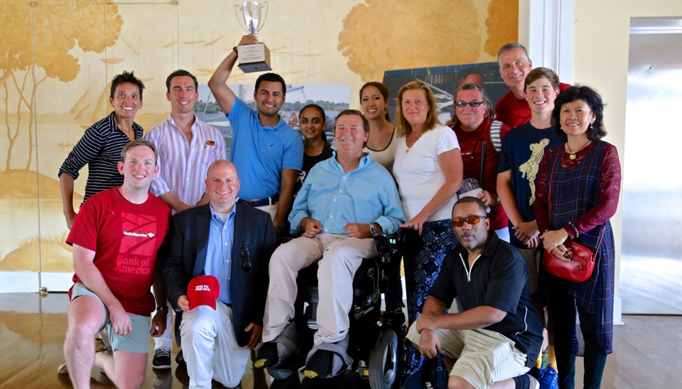 Sail To Prevail Belle Haven Challenge WINNING Team Bank of America with Disabled Veterans