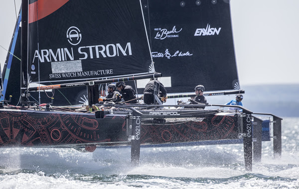 ARMIN STROM Sailing Team and Team ENGIE match race. Photo: Sander van der Borch / Bullitt GC32 Racing Tour