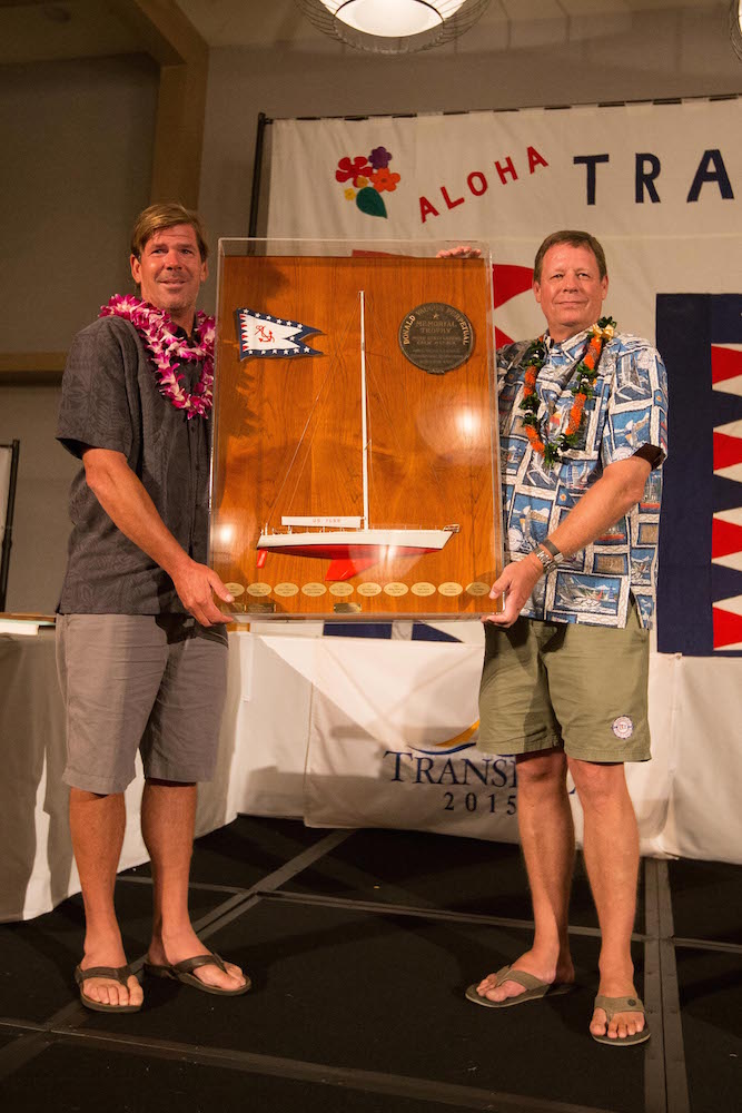 2015 Transpac finish 7_31_15 sg Trophy Presentation
