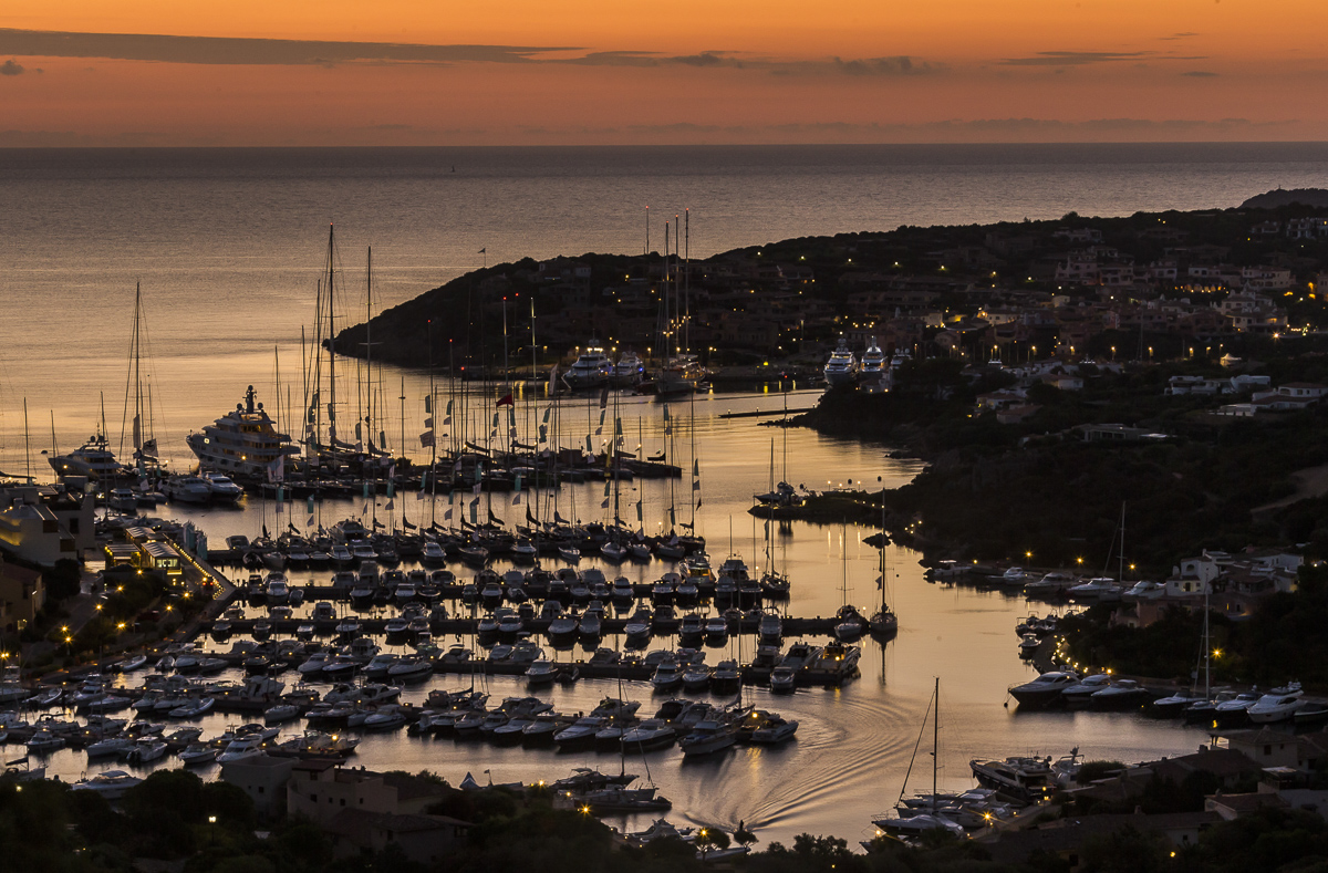 Dockside ambiance in Porto Cervo