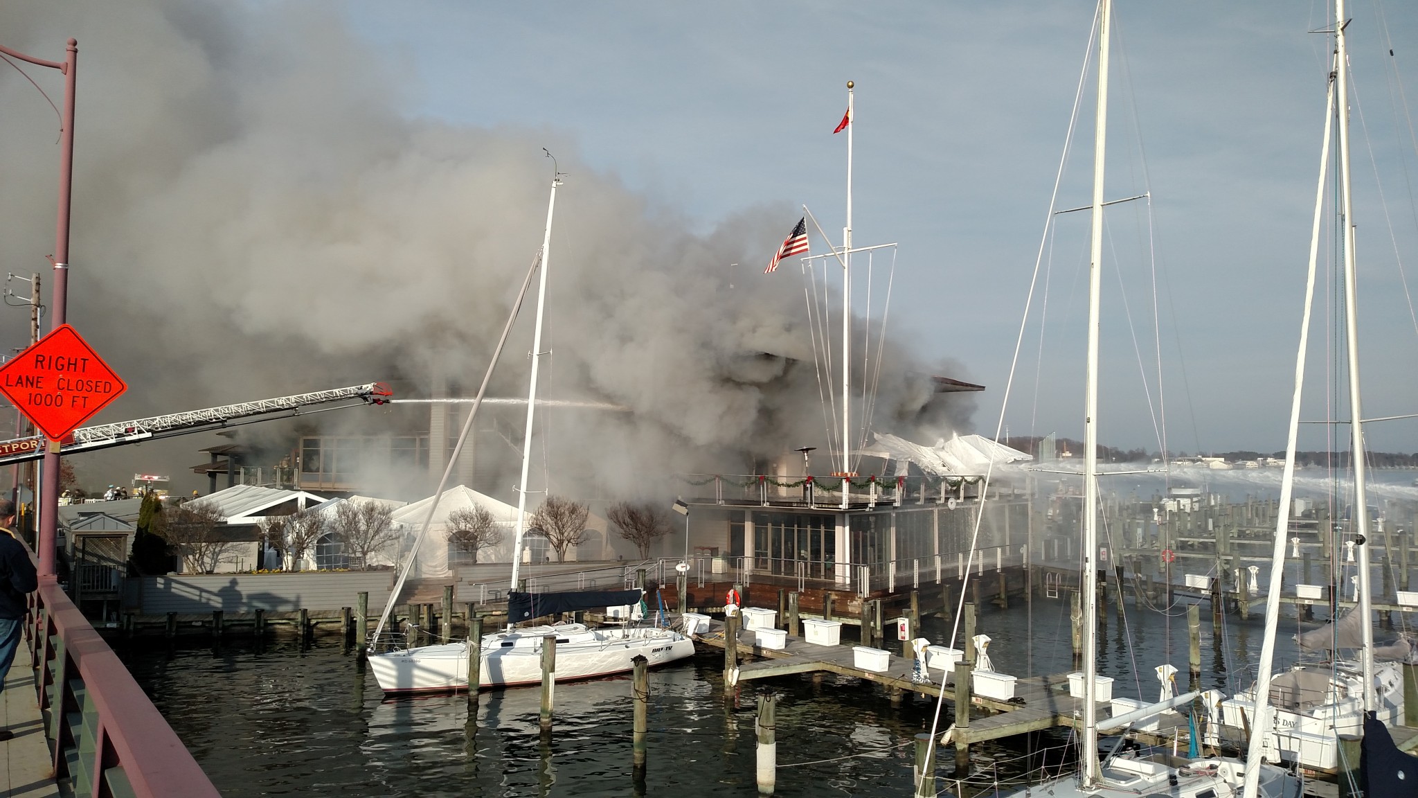 fire at ocean springs yacht club