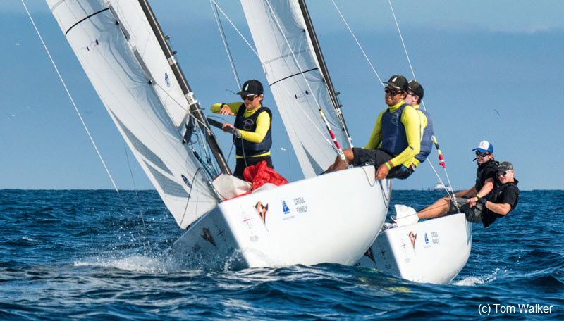 youth sailboat racing