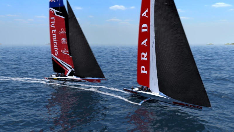 new america's cup yachts
