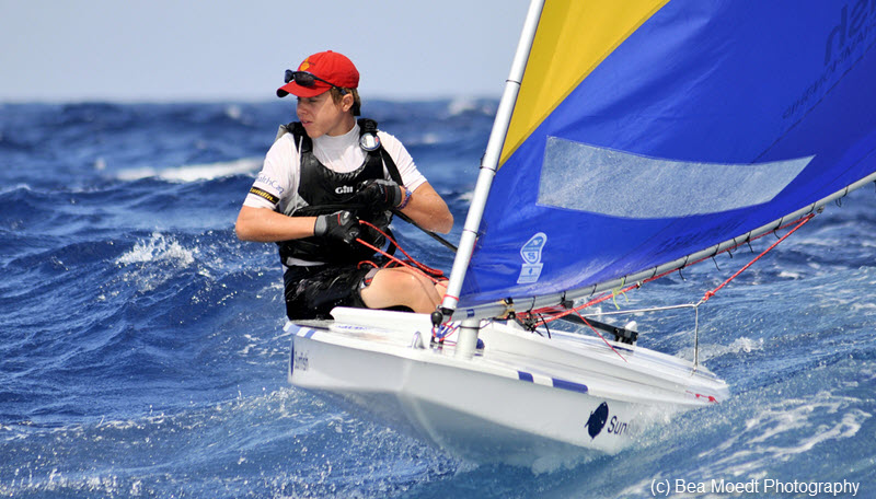 sunfish sailboat hiking