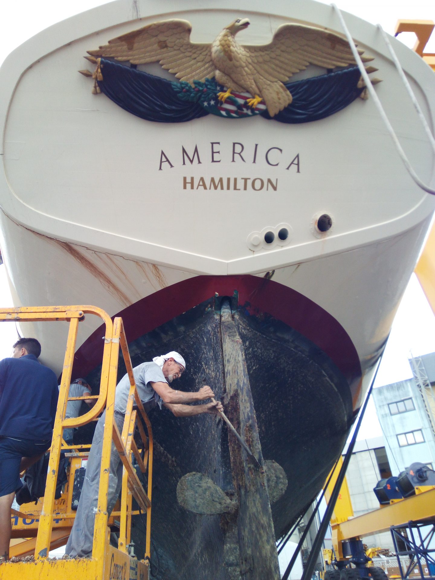 attore americano yacht