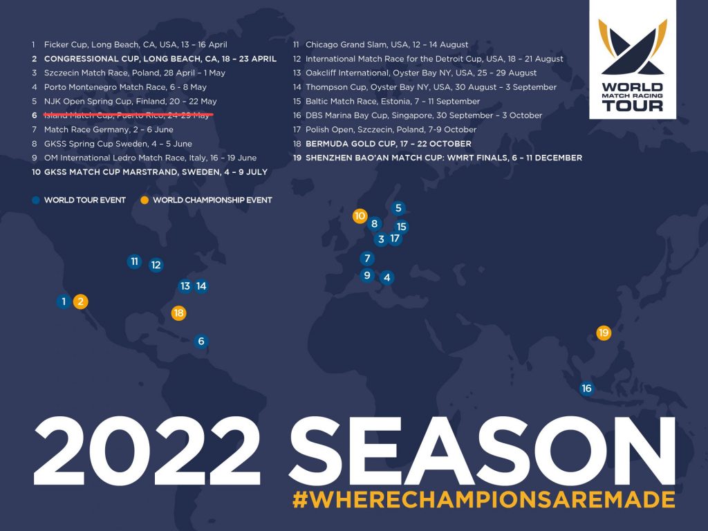 Field set for 2022 Congressional Cup >> Scuttlebutt Sailing News