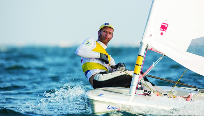 Top 10 male Laser sailors