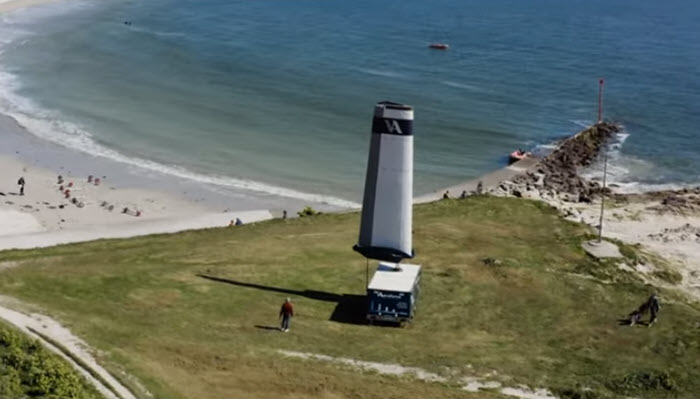 VIDEO: Inflatable wing for boats