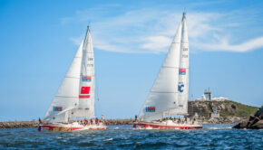 around the world yacht race newcastle