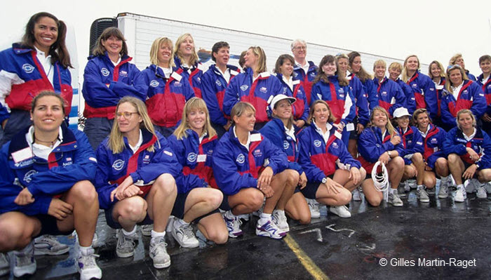 Male sailors still have work to do